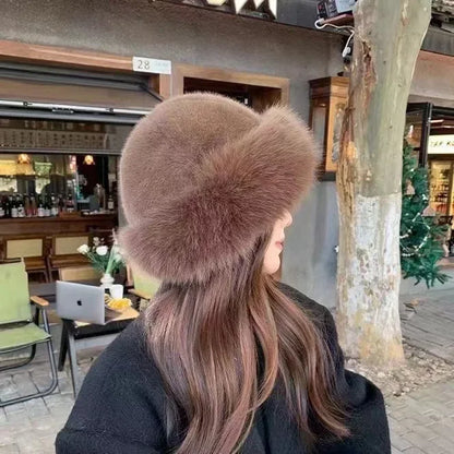 Women's Plush Fur Caps