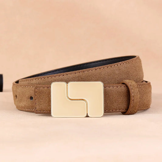 Suede Leather Belt