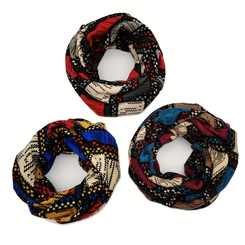 Vintage Printed Slouchy Beanie