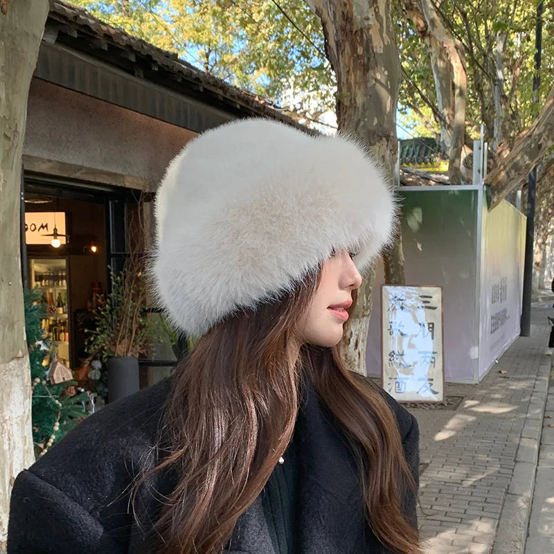 Women’s Faux Mink Fur Hat
