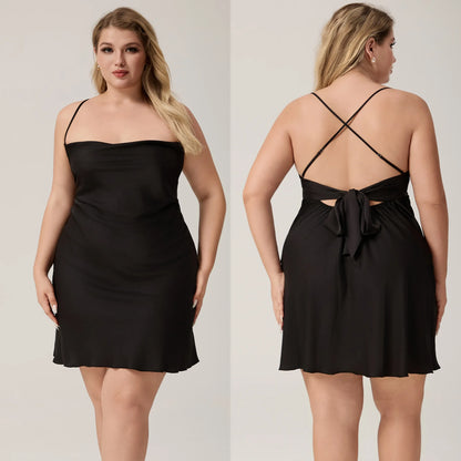 Plus Size Patchwork Lace 2PCS Robe Set