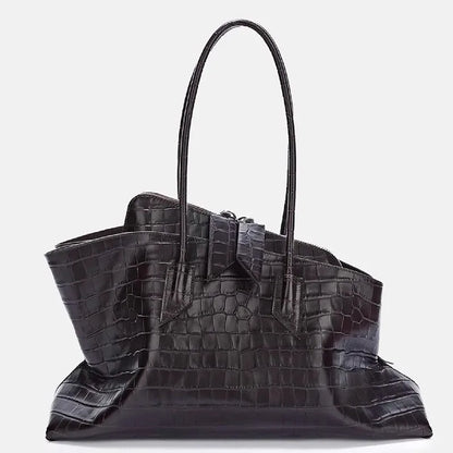 Retro Crocodile Pattern Tote Bag