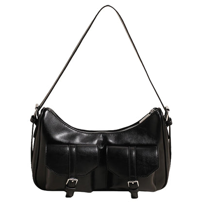 Women PU Leather Multi-Pocket Tote Bag