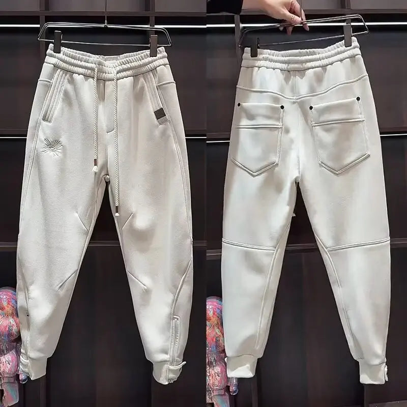 Wide jogger sweatpants