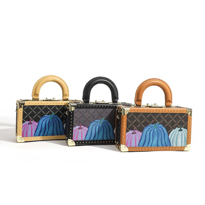 Leather Box Handbag