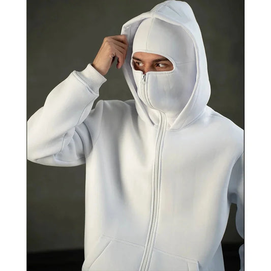 Men’s Y2K Double Hooded Hoodie