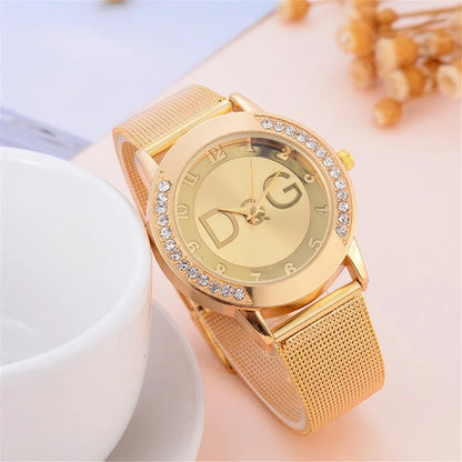 Luxury Diamond Mesh Watch