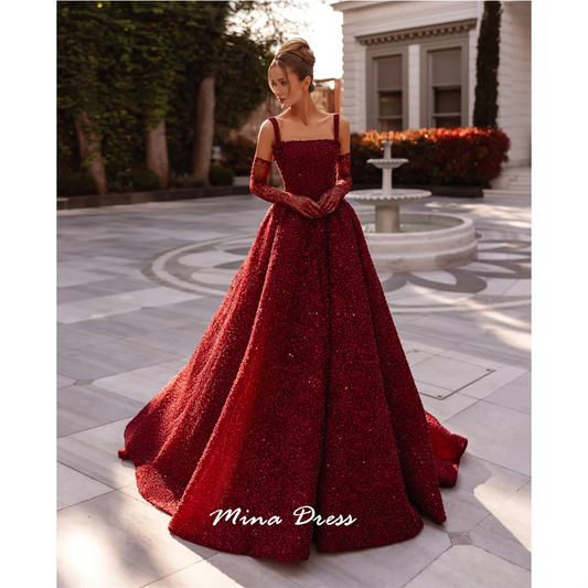 Luxurious Beaded Evening Gown