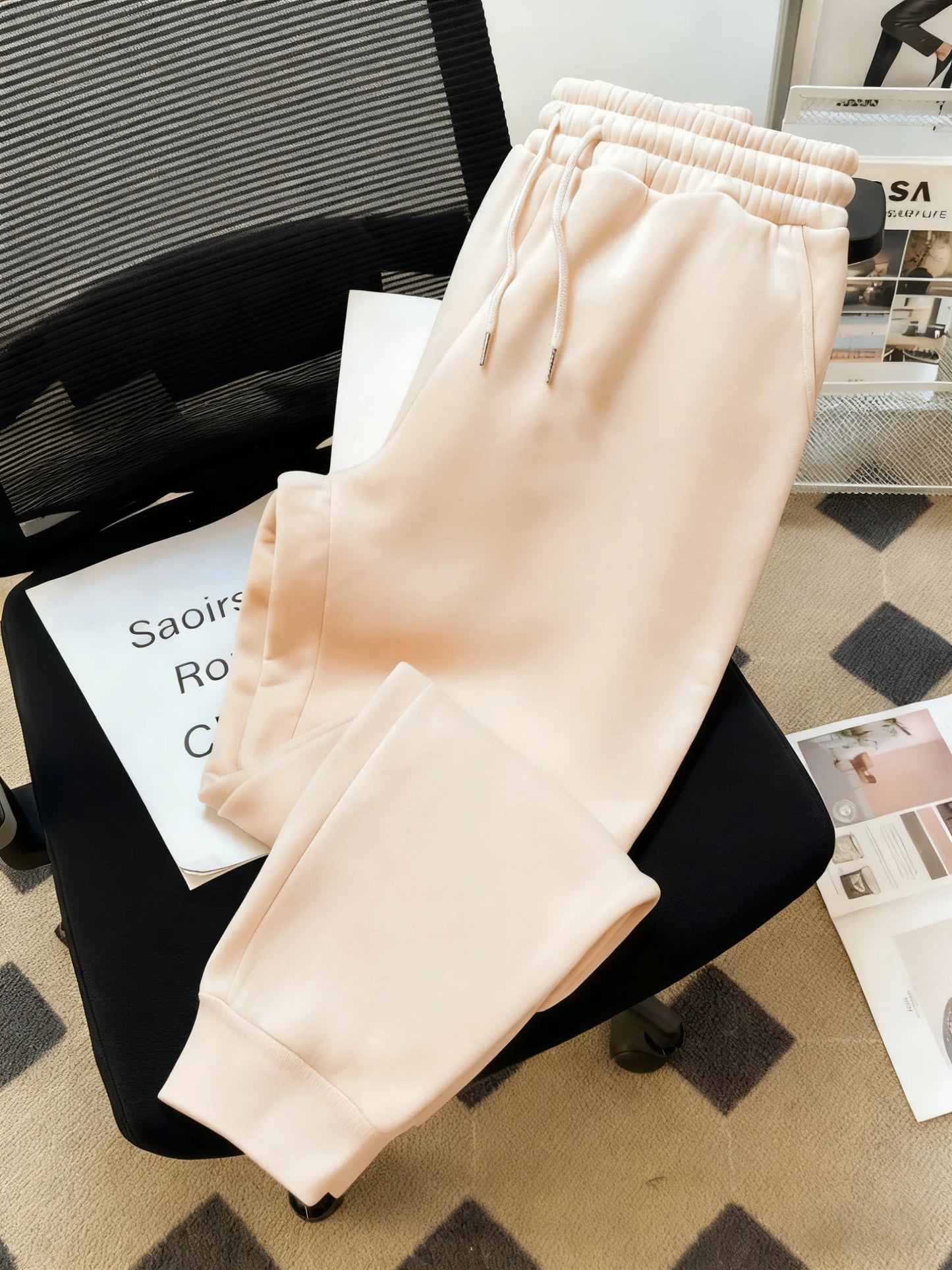 Solid fleece sweatpants