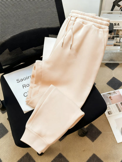 Solid fleece sweatpants