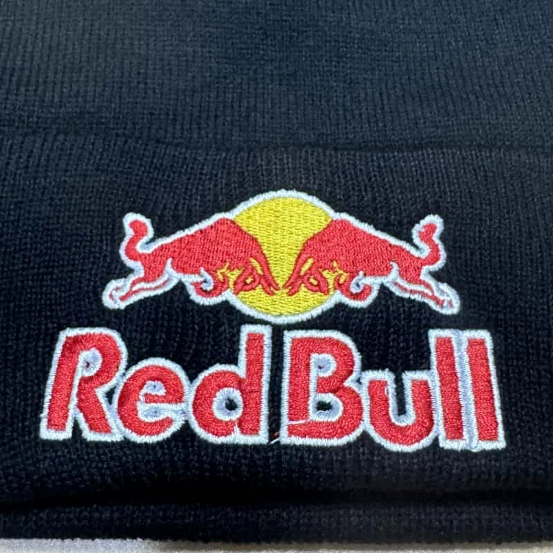 Red Bull Embroidered Knitted Beanie
