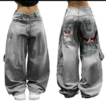 Joker embroidered jeans