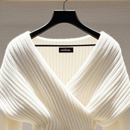 White Knitted Sweater