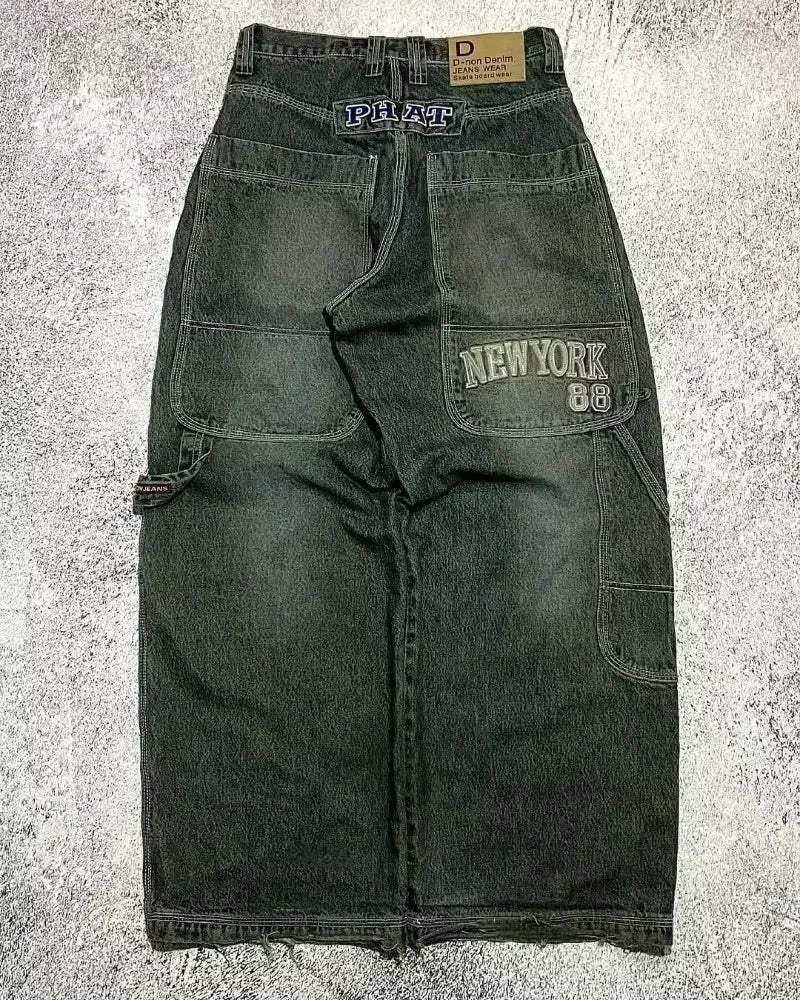 Joker embroidered jeans