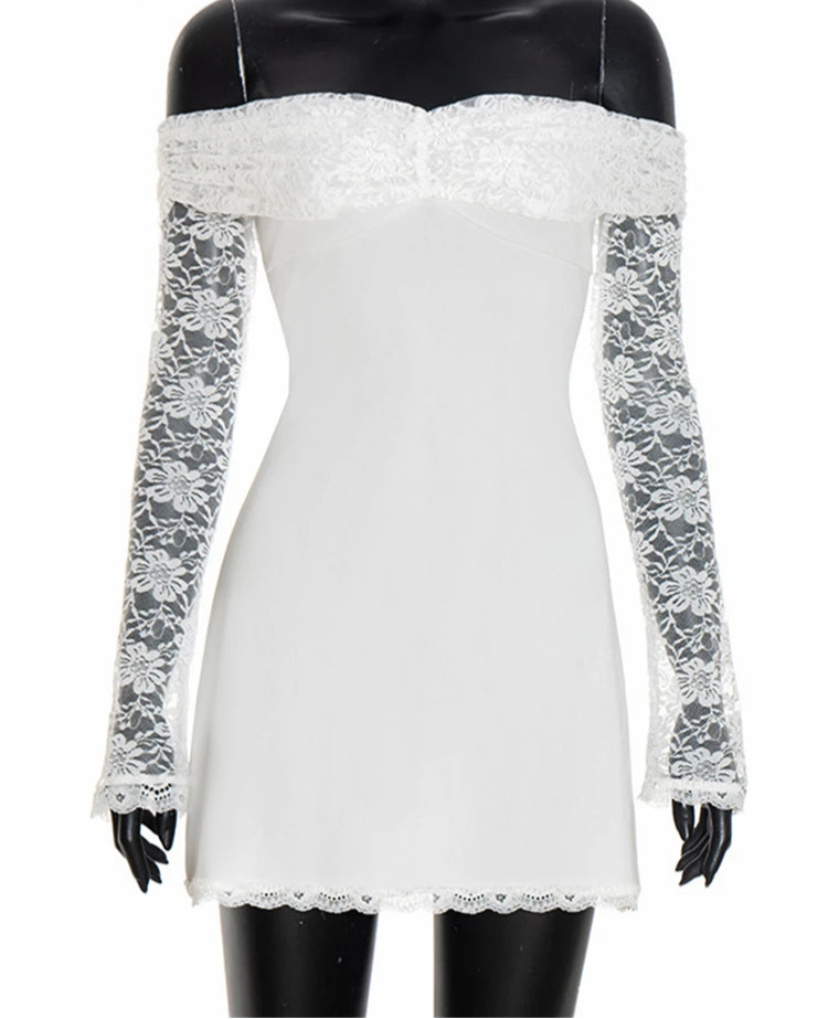 Off Shoulder Mini Party Dress