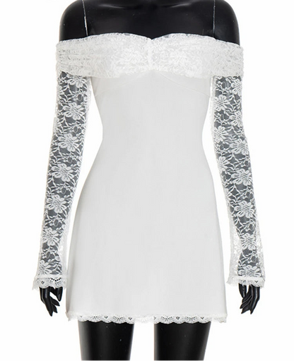 Off Shoulder Mini Party Dress