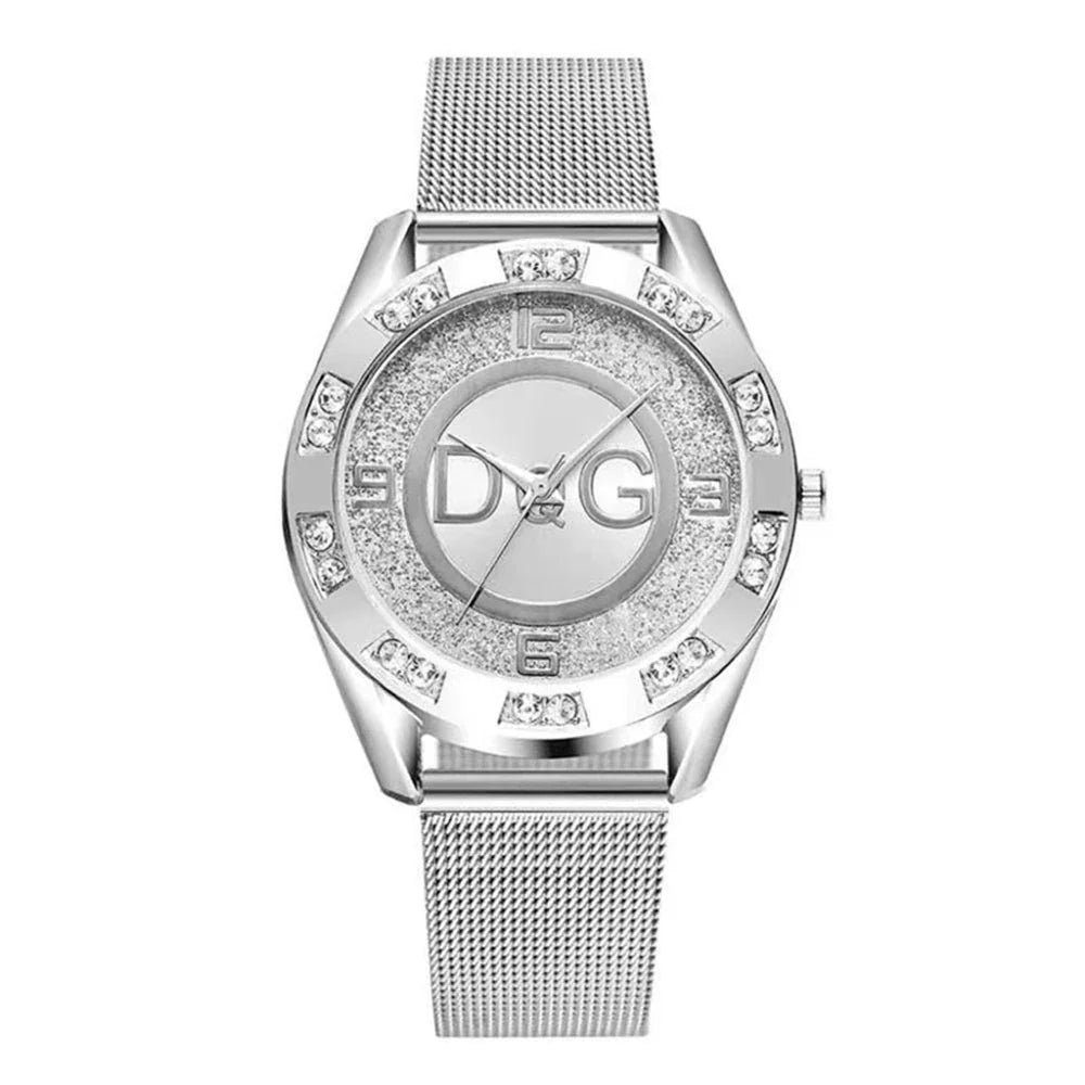 Luxury Diamond Mesh Watch