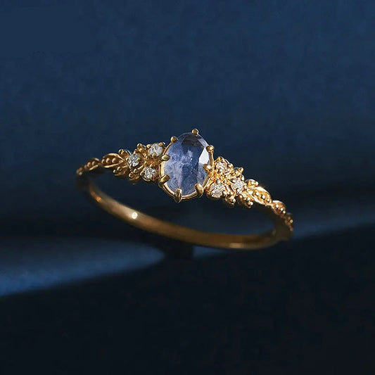 Labradorite Silver Ring