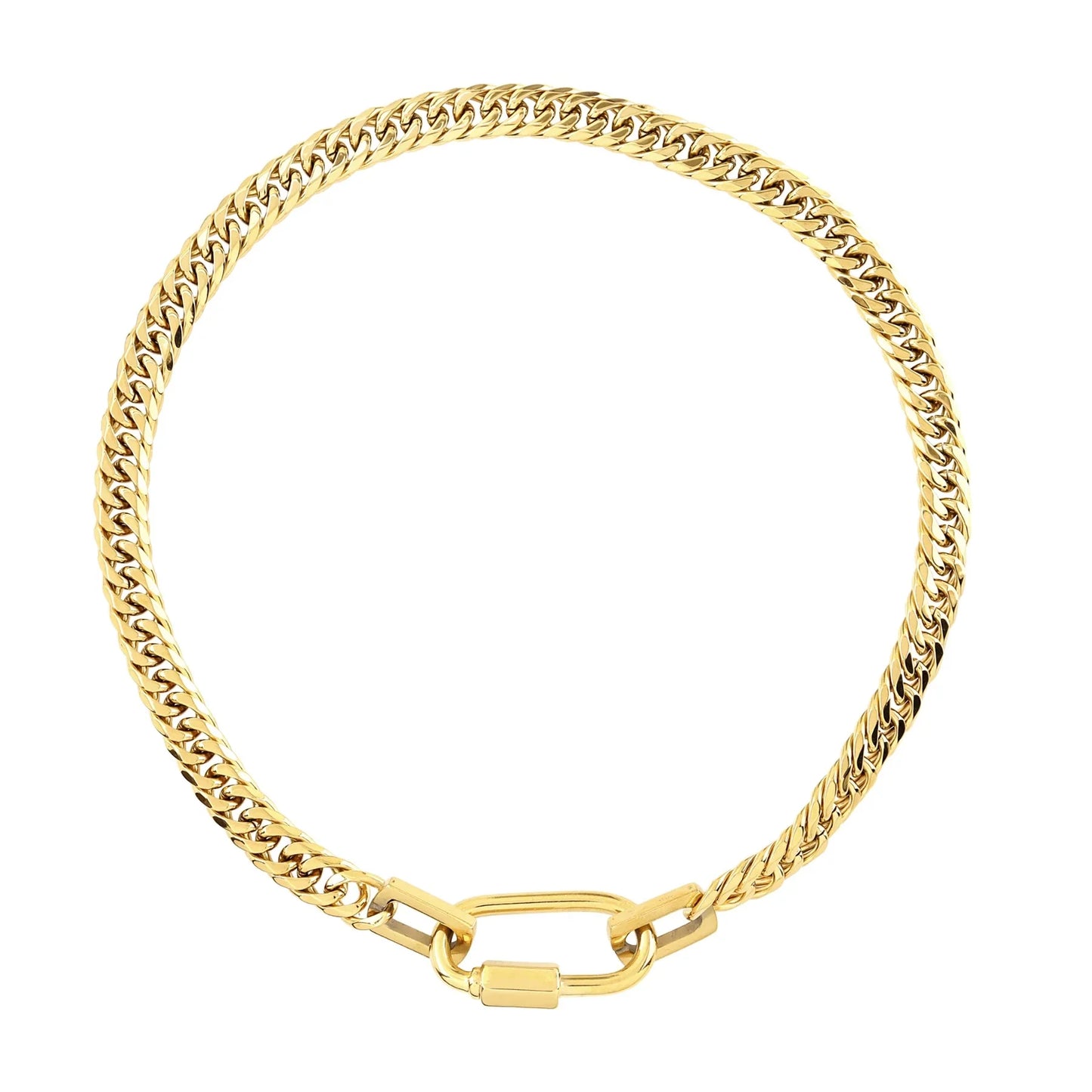 Two-Tone Cuban Necklace