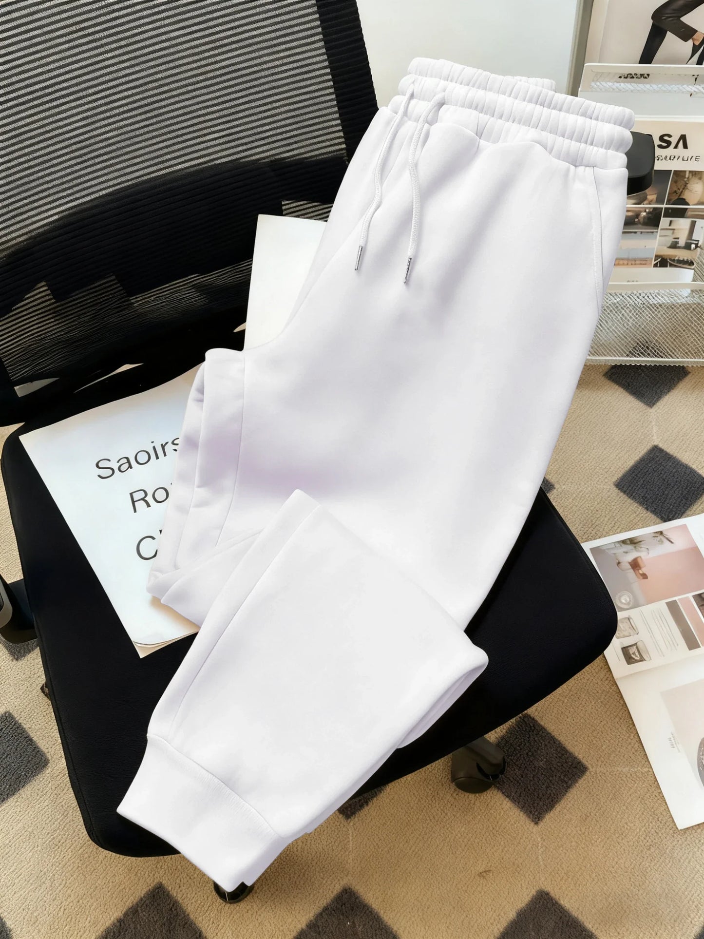 Solid fleece sweatpants