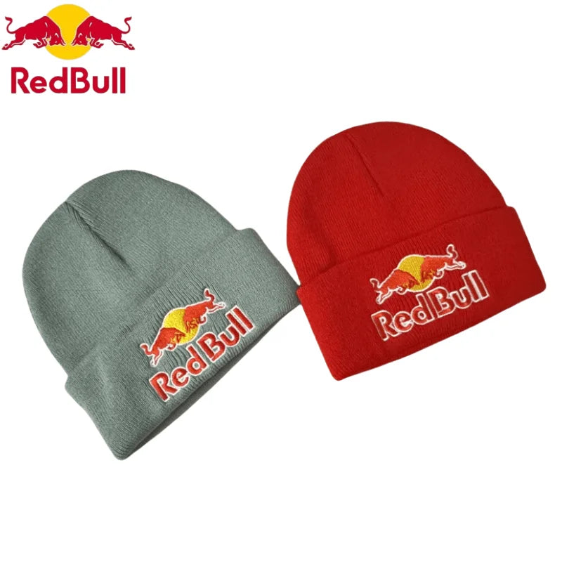 Red Bull Embroidered Knitted Beanie