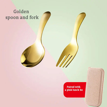 Portable stainless steel tableware