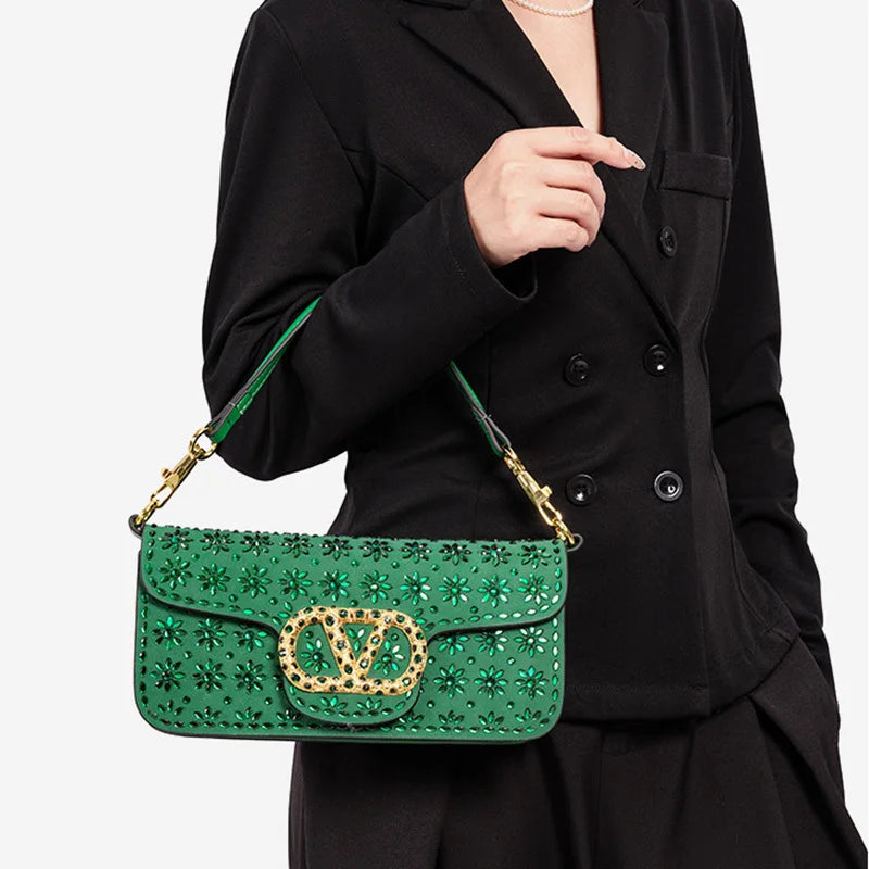 VM FASHION KISS Diamond-Embellished Women’s Handbag