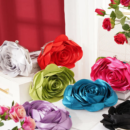 Floral Evening Clutch Bag