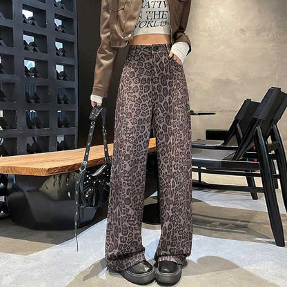 Leopard Print Trousers