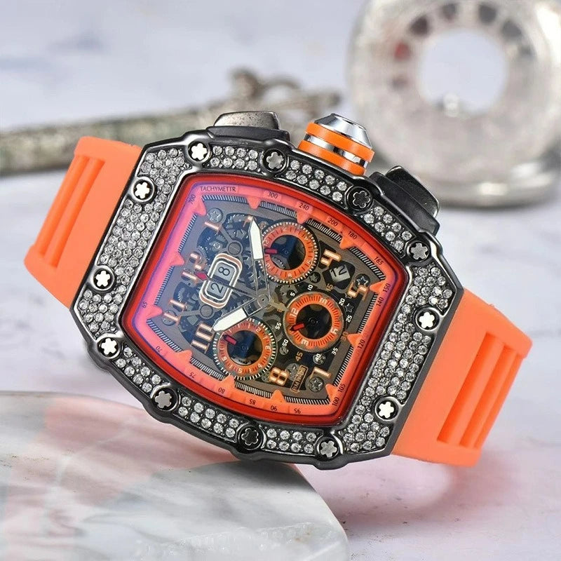 Multifunctional Barrel Quartz Watch
