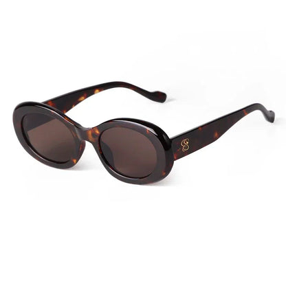 ZXIAC Oval Frame Vintage Sunglasses