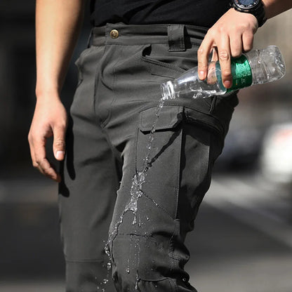 Solid cargo pants