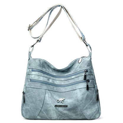 Vintage Multi-Layer Shoulder Bag