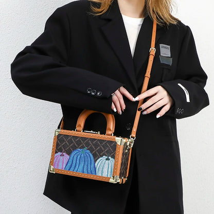 Leather Box Handbag