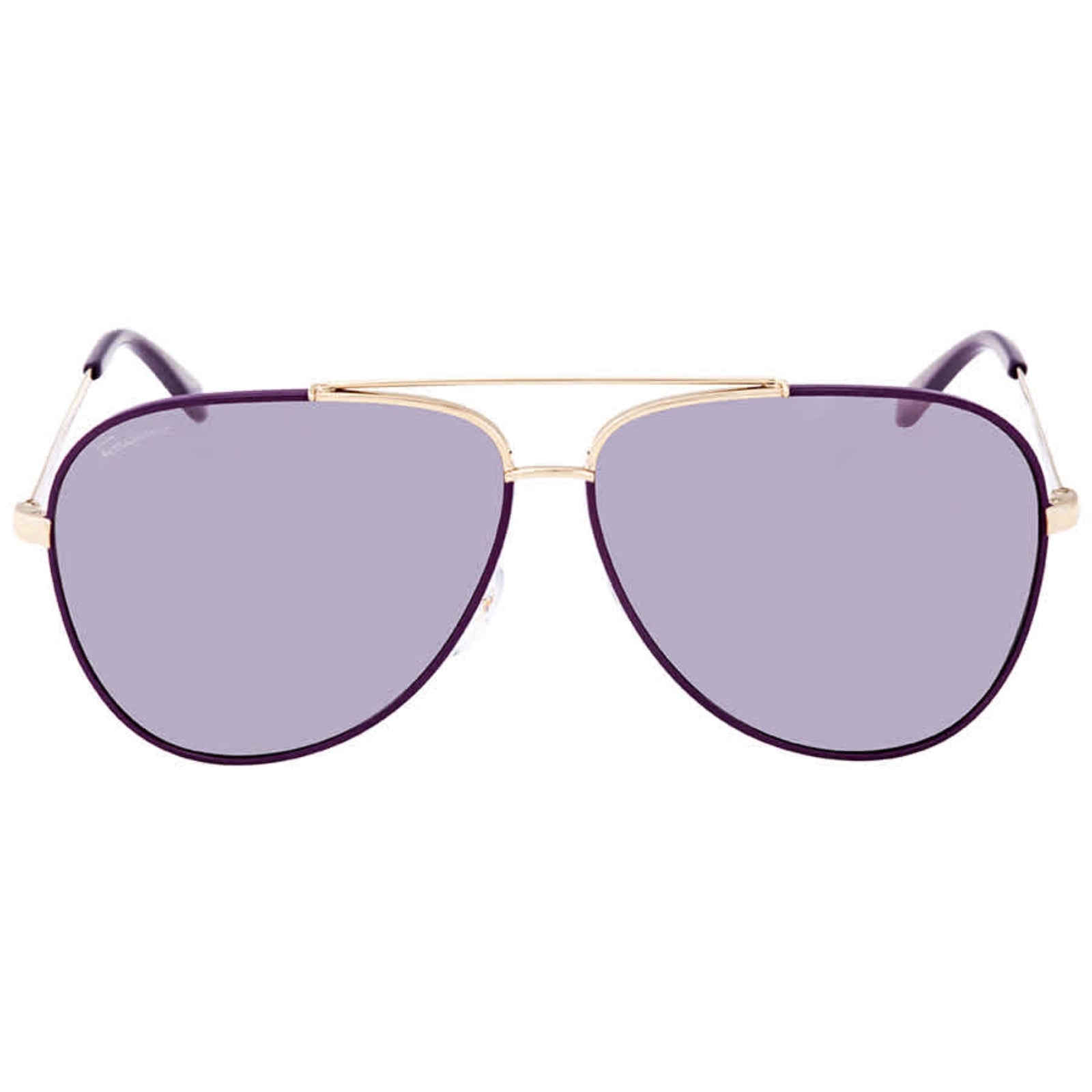 Salvatore Ferragamo Purple Aviator Sunglasses - Clairely Amazing