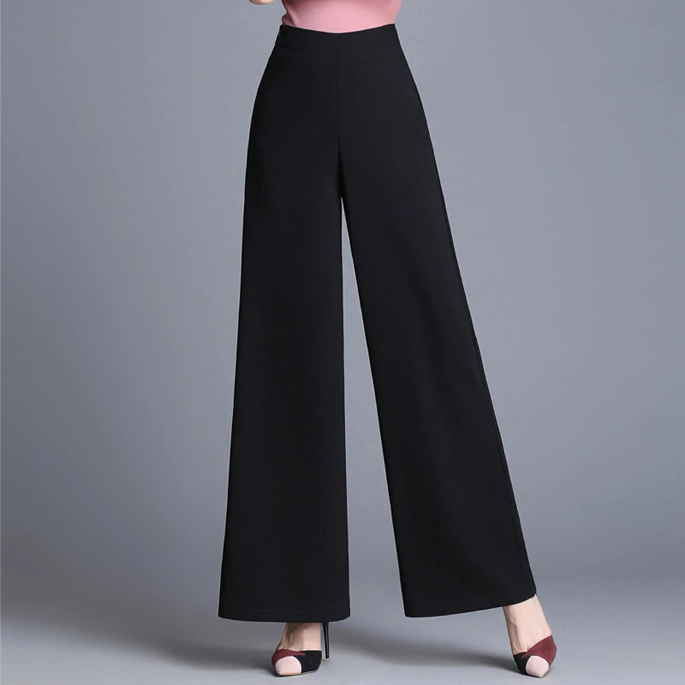 Wide Leg Chiffon Pants