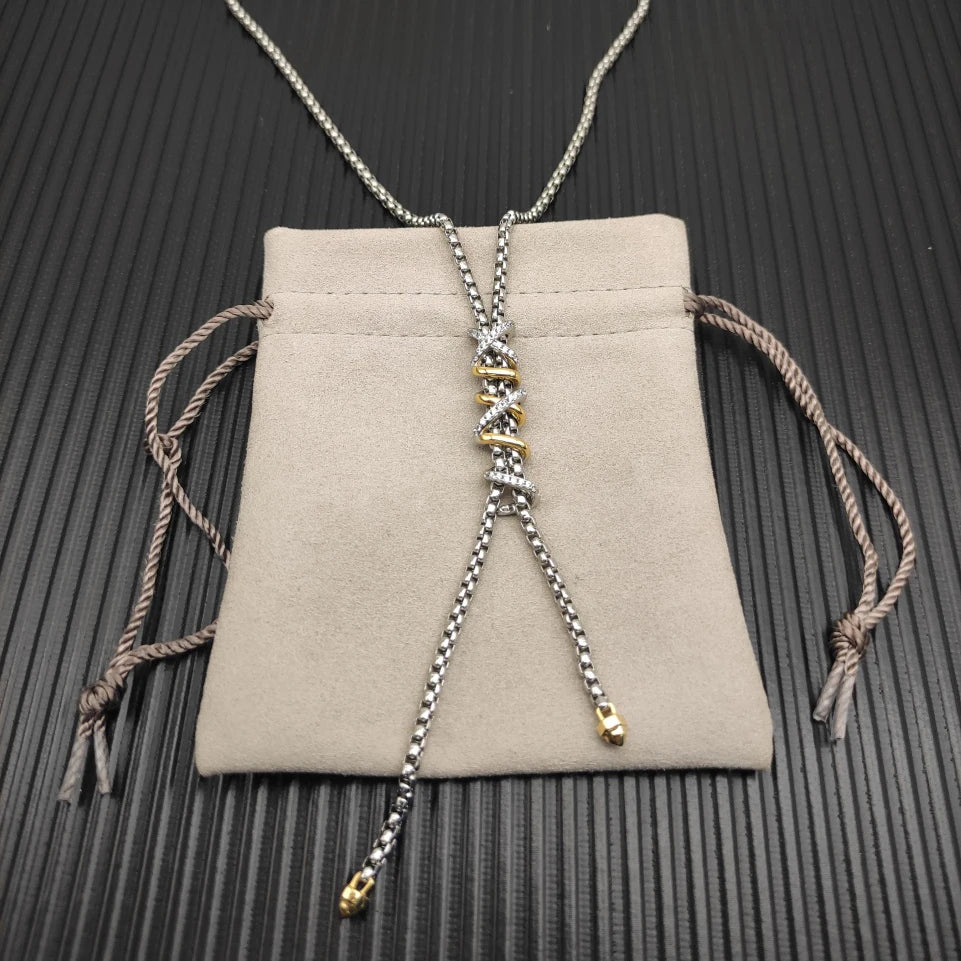 Sterling Silver Tassel Pendant Necklace