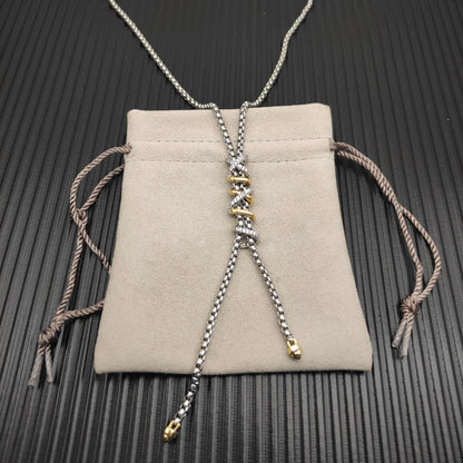 Sterling Silver Tassel Pendant Necklace