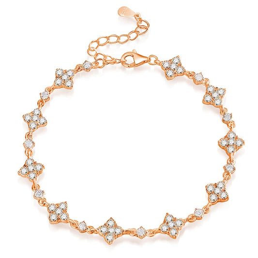 SMYOUE Full Diamond Moissanite Bracelet