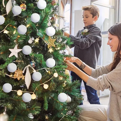 Large Foam Snowballs Ornaments