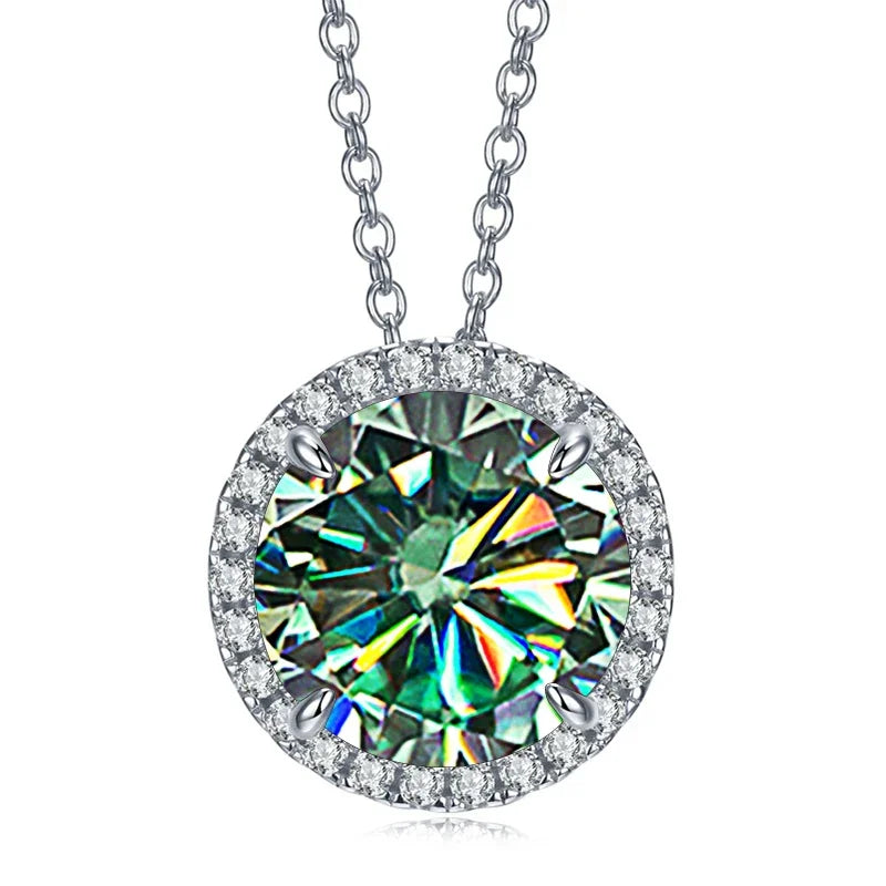5 Carat Moissanite Necklace