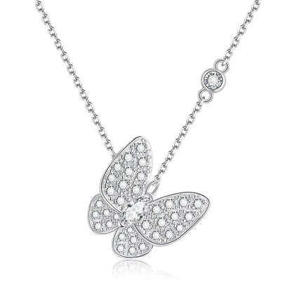 Butterfly Moissanite Necklace