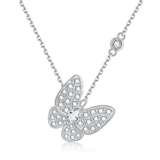 Butterfly Moissanite Necklace
