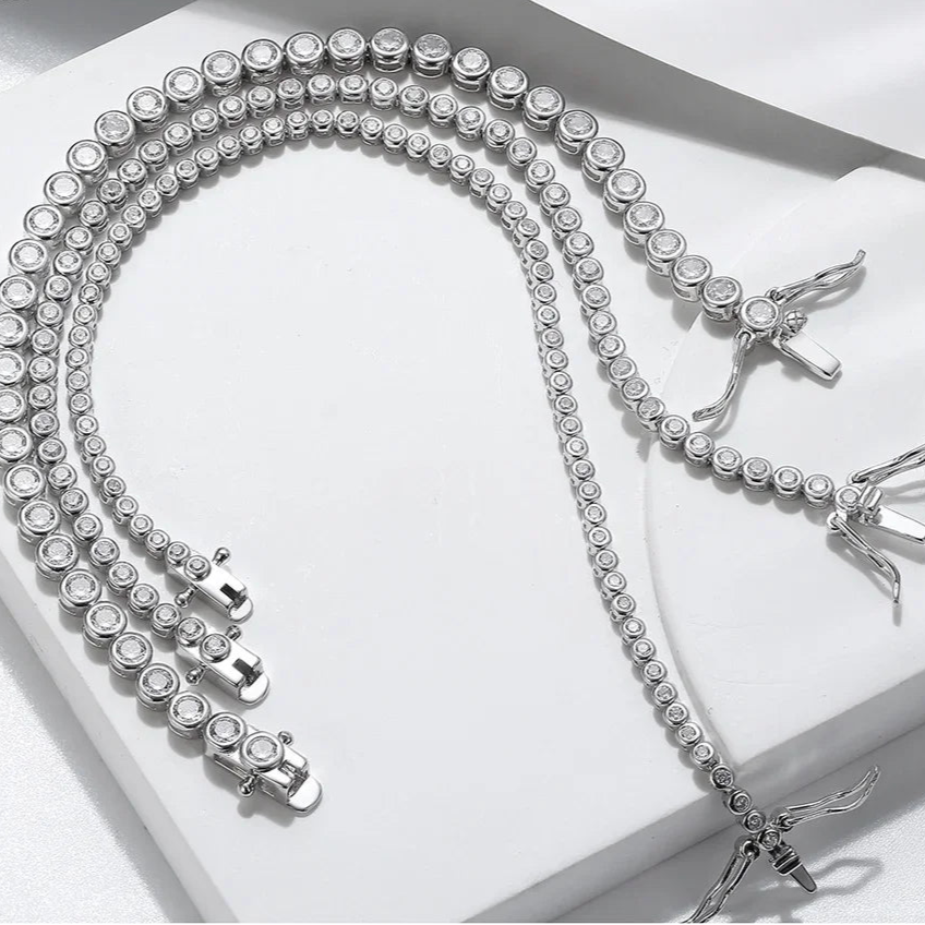 Sterling Silver Tennis Bracelet