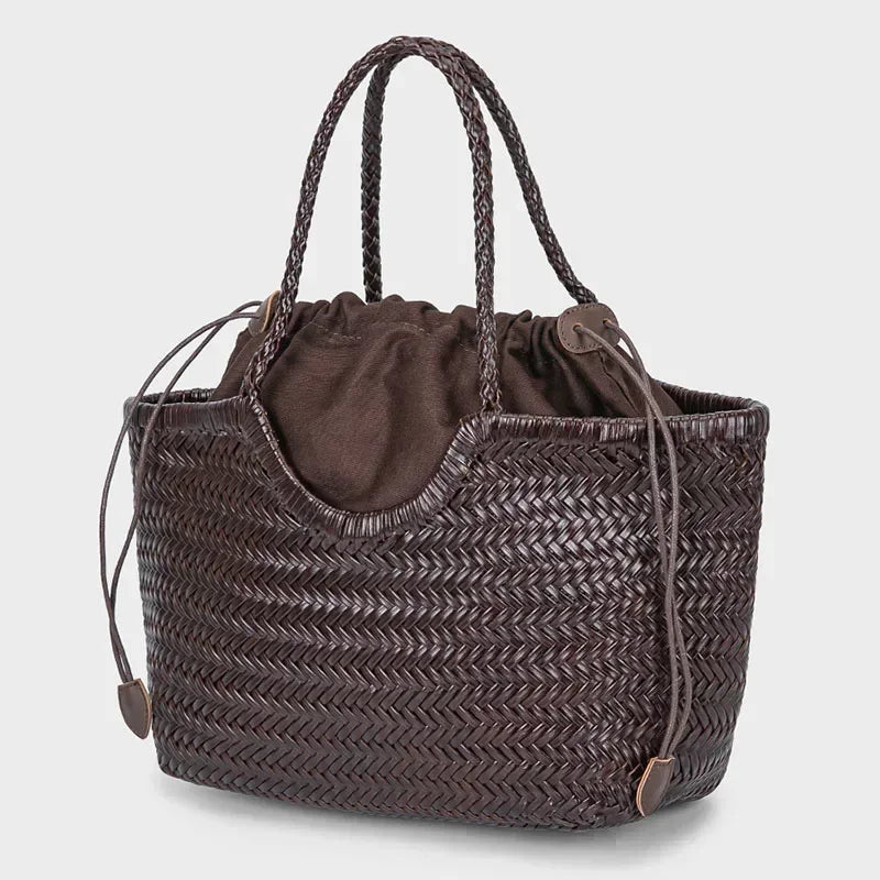 Genuine Leather Cowhide Tote Bag