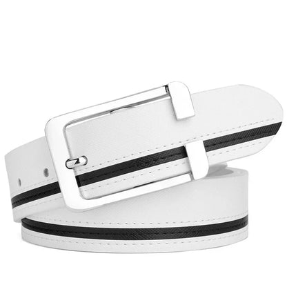 Men’s leather pin belt