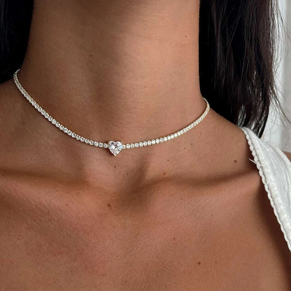Moissanite Tennis Necklace