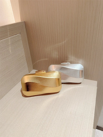 High-End Square Box Evening Clutch