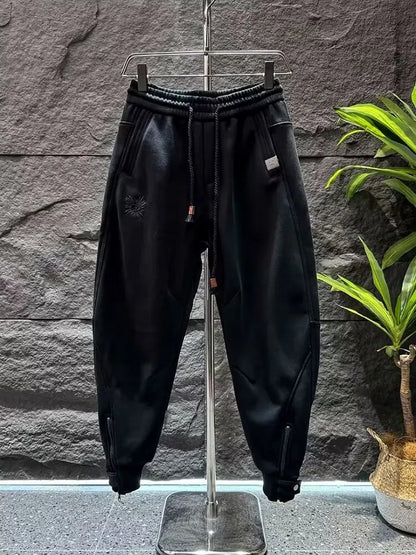 Wide jogger sweatpants