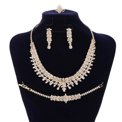 Zirconia Bridal Jewelry Set